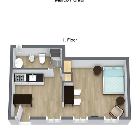 Apartmán Ca' Pontei Rialto Wi-fi Fiber Benátky